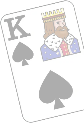 Floating poker card decoration